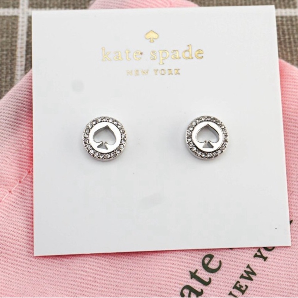 Kate Spade New York Earrings With Pink Dust Bag